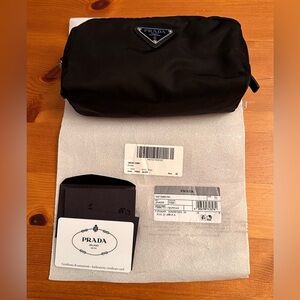 Prada Black Toiletry Bag
